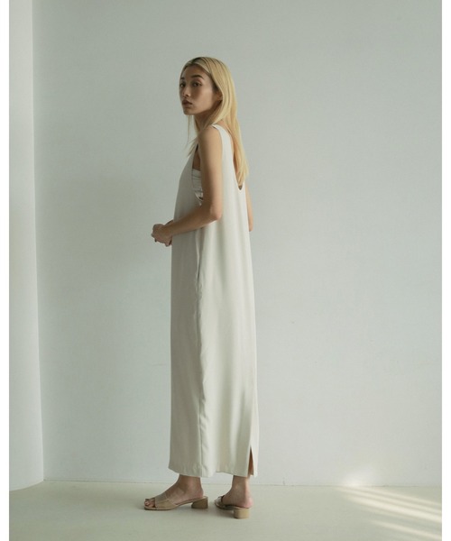 Twill Uneck Onepiece anuke 新品未使用　値下げ中 ànuke online store（アンヌーク） / Twill Uneck OnepieceTwill