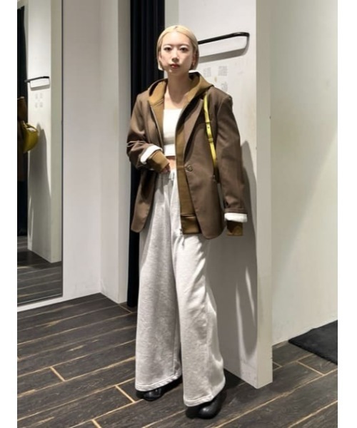 THROW by SLY パーカー DOUBLE KNIT ZIP PK ダブル ニット