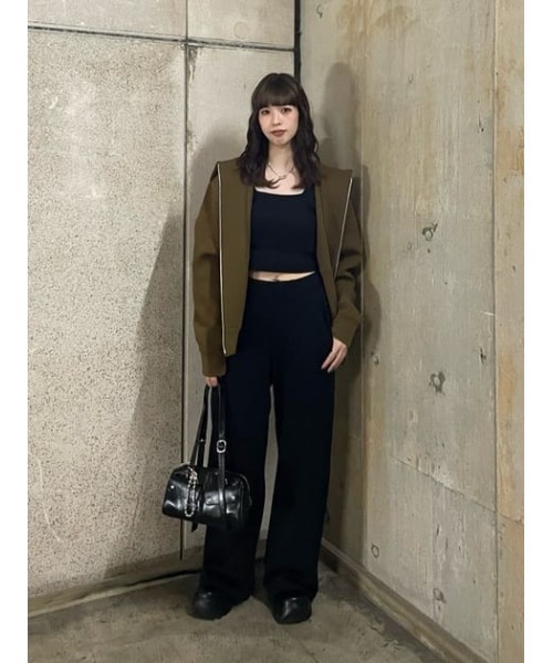THROW by SLY パーカー DOUBLE KNIT ZIP PK ダブル ニット