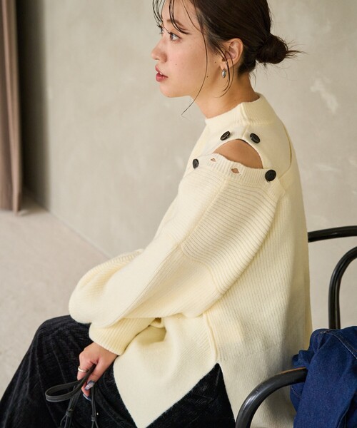 PERVERZE ニット　3WAYニット FREAK'S STORE（フリークスストア） ニット セーター 限定展開 片畔