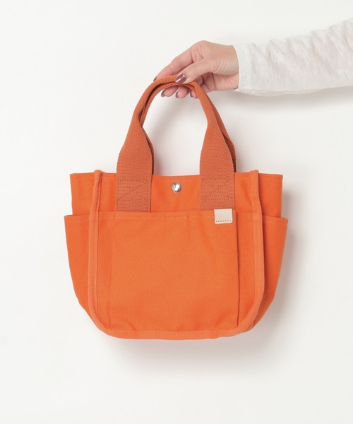 オレンジ キャンバストートバッグ CAFÉ KITSUNÉ キャンバス トートバッグ | オレンジ | FARFETCH JP