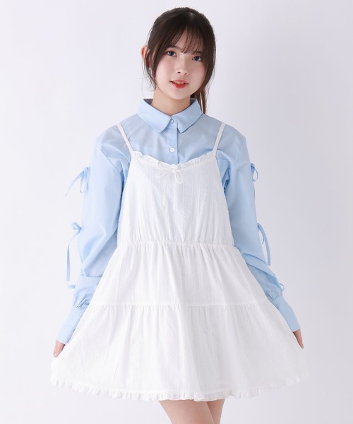 repipi armario（レピピアルマリオ） ワンピース フリルティアード