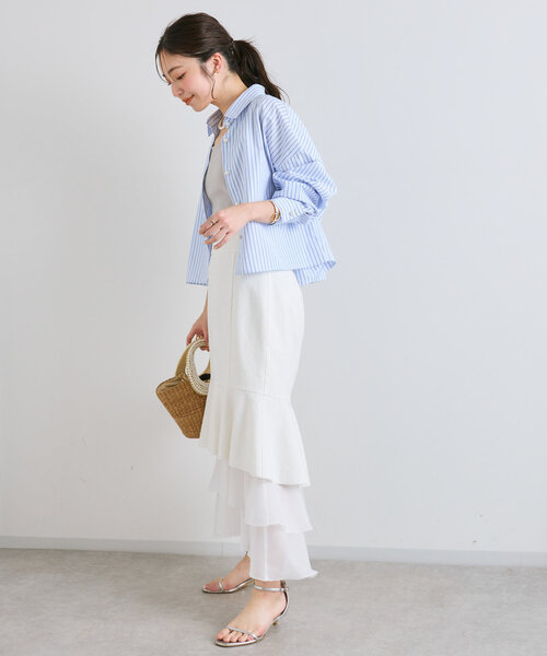 La boutique Bonbon スカート 「美シルエット」マーメイドドッキング 