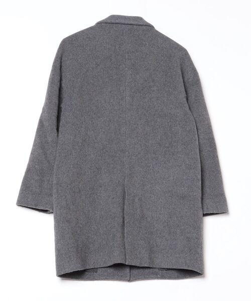 ADAM ET ROPE'（アダムエロペ） チェック柄チェスターコート 36 グレー