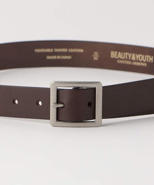 BEAUTY&YOUTH レザーベルト 黒 ブラウン UNITED ARROWS 1800024F0897_m1_a003.jpg