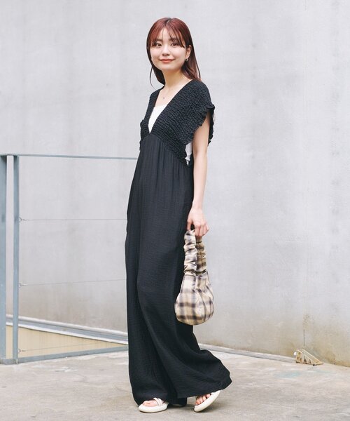 Kastane オールインワン　新品タグ付き Kastane オールインワン 「2サイズ展開/低身長サイズ/前後2WAY