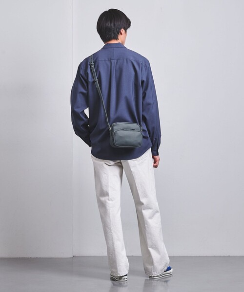 完売商品！　未使用！　マイクロファイバースクエアショルダーバッグ　ブラック UNITED ARROWS（ユナイテッドアローズ）の「マイクロファイバー