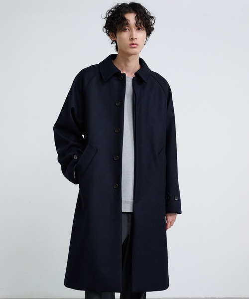 超高級★未使用級パブリックトウキョウ　ステンカラーコート PUBLIC TOKYO（パブリックトウキョウ） ステンカラーコート 2 ネイビー