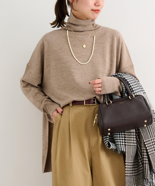 タグ付きJOURNAL STANDARD 2024タートルネック柔らかニット JOURNAL