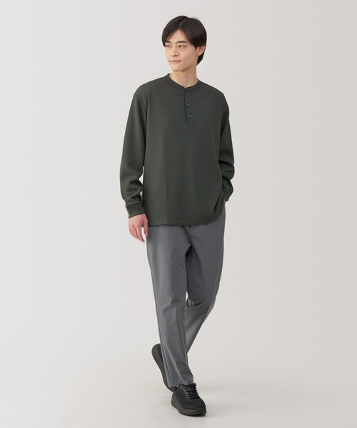 無印良品（MUJI） ヘンリーネック tシャツ 紳士 UVカット乾きやすい