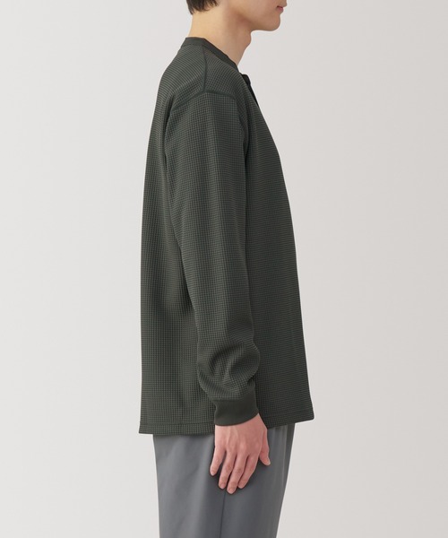 無印良品（MUJI） ヘンリーネック tシャツ 紳士 UVカット乾きやすい