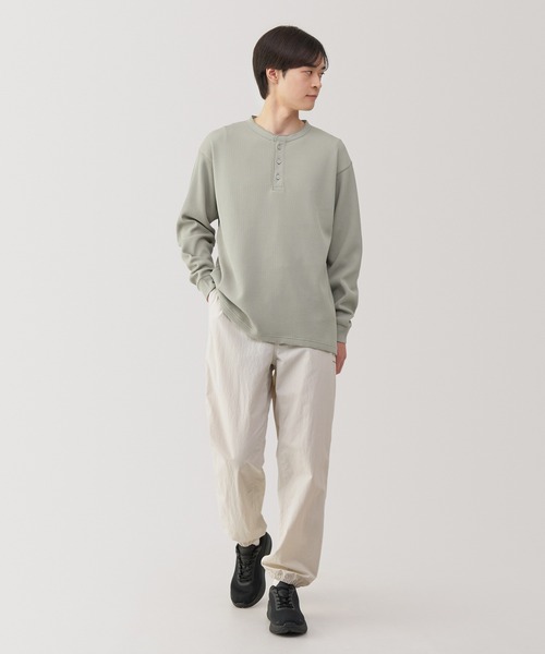 無印良品（MUJI） ヘンリーネック tシャツ 紳士 UVカット乾きやすい