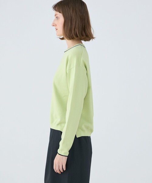 MACPHEE（マカフィー） ニット セーター ドライコットン クルーネック