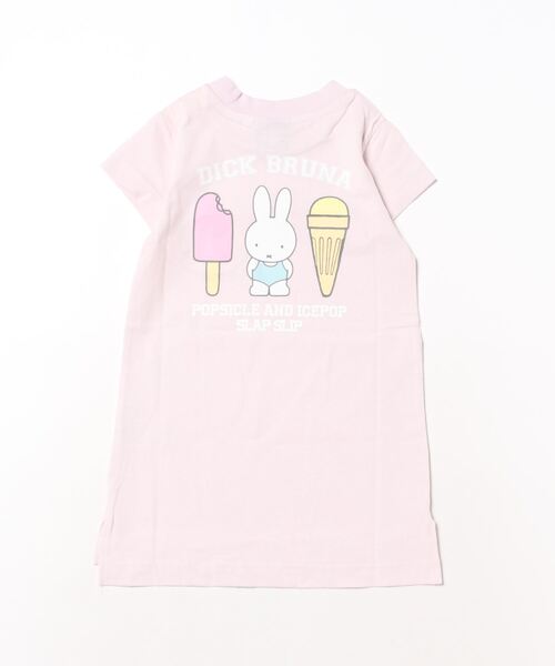 「SLAP SLIP」 「KIDS」Tシャツワンピース 90 ピンク キッズ_画像3