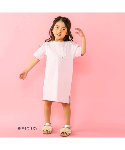 「SLAP SLIP」 「KIDS」Tシャツワンピース 90 ピンク キッズ_画像7