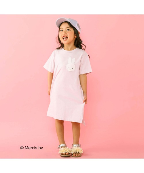 「SLAP SLIP」 「KIDS」Tシャツワンピース 90 ピンク キッズ_画像8