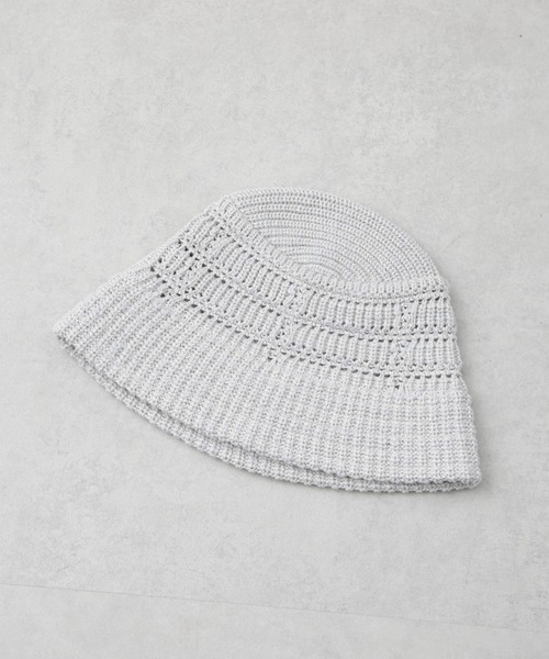RACAL（ラカル） 帽子 ハット RACAL/別注 Mesh Line Knit Bucket Hat