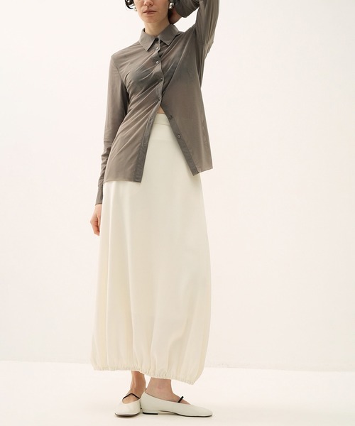CLANE SATIN BALLOON SKIRT アイボリー　サイズ1 CLANE（クラネ） スカート SATIN BALLOON SKIRT : ZOZOTOWN Yahoo!店