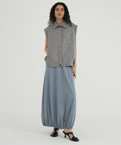 CLANE SATIN BALLOON SKIRT ブラック CLANE（クラネ） スカート SATIN BALLOON SKIRT : ZOZOTOWN Yahoo!店