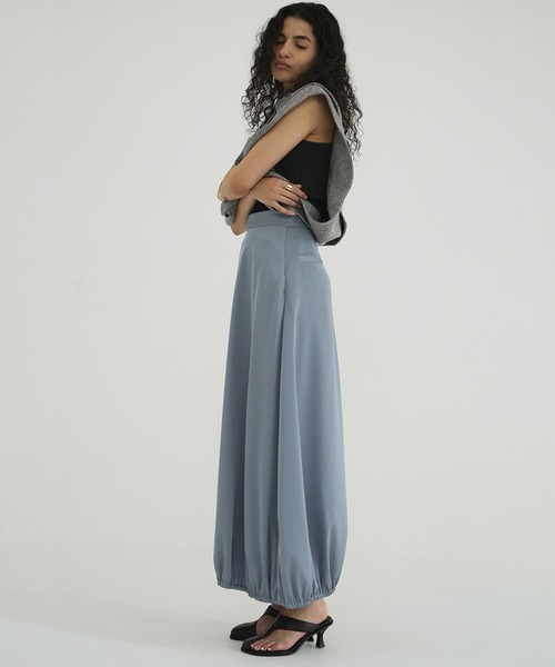 【新品】CLANE クラネ SATIN BALLOON SKIRT ブラック 2 セール】SATIN BALLOON SKIRT（スカート）｜CLANE（クラネ）の