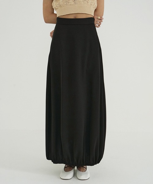 【新品】CLANE クラネ SATIN BALLOON SKIRT ブラック 2 CLANE（クラネ） スカート SATIN BALLOON SKIRT : ZOZOTOWN Yahoo!店