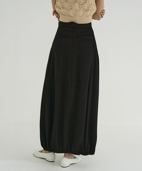 CLANE（クラネ） ロング スカート SATIN BALLOON SKIRT : ZOZOTOWN