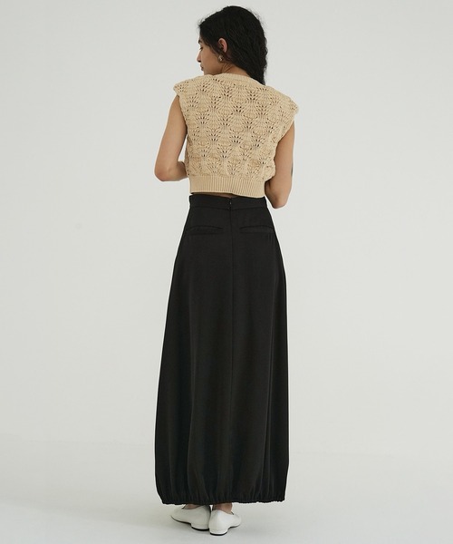 CLANE SATIN BALLOON SKIRT ブラック CLANE（クラネ） スカート SATIN BALLOON SKIRT : ZOZOTOWN Yahoo!店