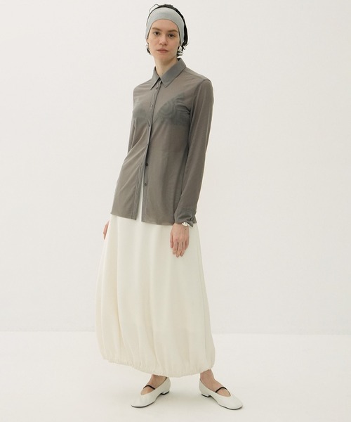 CLANE SATIN BALLOON SKIRT アイボリー　サイズ1 CLANE（クラネ） スカート SATIN BALLOON SKIRT : ZOZOTOWN Yahoo!店