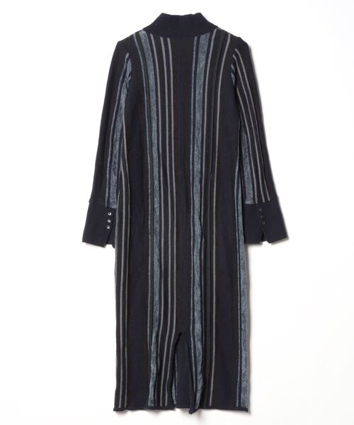 「PUBLIC TOKYO」 ニットワンピース FREE ネイビー レディース_画像2