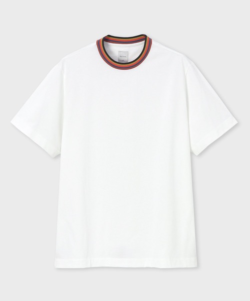 Paul Smith（ポール・スミス） tシャツ アーティストストライプリブ