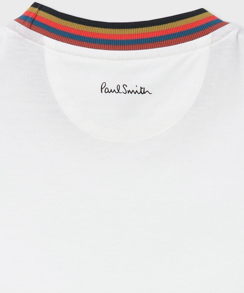 Paul Smith（ポール・スミス） tシャツ アーティストストライプリブ