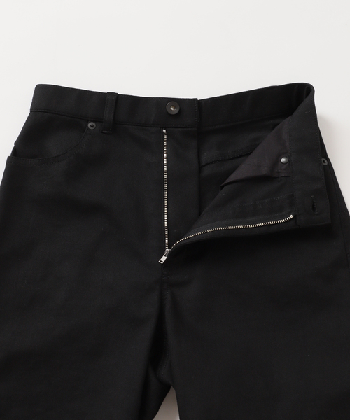 NOBLE パンツ ストレッチスリムショートパンツ レディース