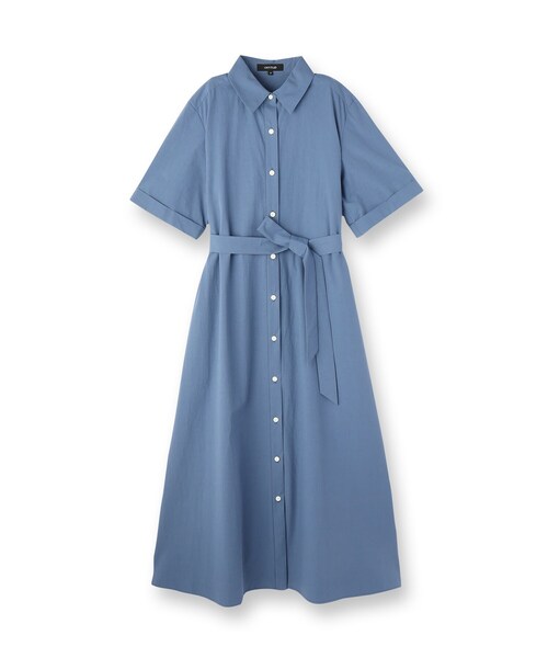 新品未使用　UNTITLEDワンピース UNTITLED ワンピース 「コットン100／前開き／夏ワンピ」ロング