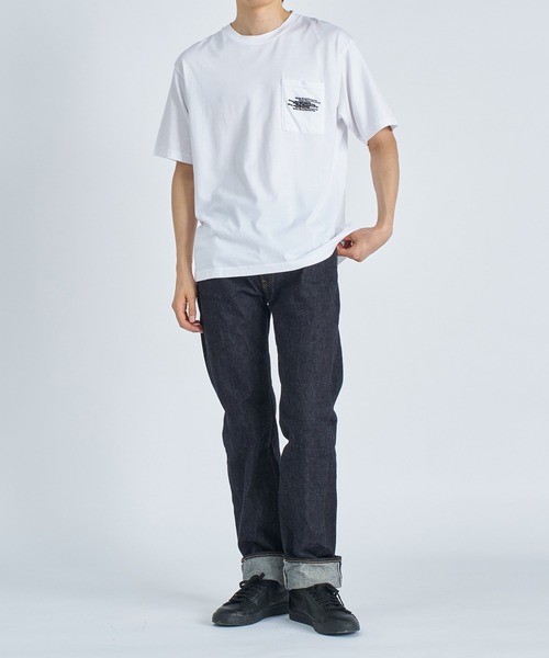 ホワイトマウンテニアリング ボーダー柄 長袖 Tシャツ 0 ネイビー×アイボリー WHITE MOUNTAINEERING ロンT レディース WHITE MOUNTAINEERING - ホワイトマウンテニアリング ボーダー柄 長袖