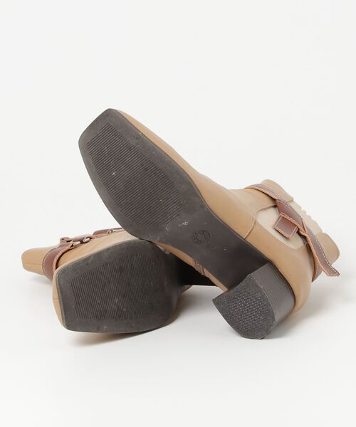 「VIVIAN」 ショートブーツ L ベージュ レディース_画像3