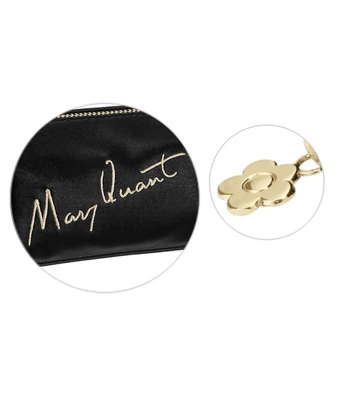 【メイク道具】サインロゴデイジーパッチ バニティ MARY QUANT ポーチ マリークワント mary quant サインロゴ