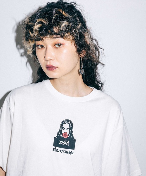 「X-girl」 半袖シャツ M グレー レディース X-girl 「X-girl」 半袖シャツ 1 グレー レディース : ZOZOTOWN