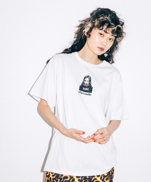 「X-girl」 半袖シャツ M グレー レディース X-girl 「X-girl」 半袖Tシャツ X-LARGE グレー レディース