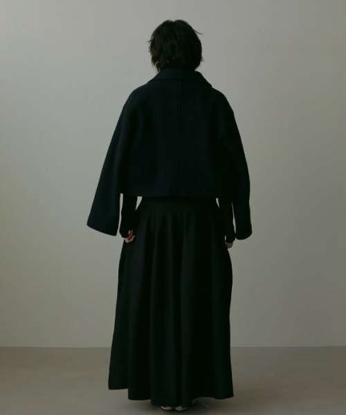 「ETRE TOKYO」 ジップアップブルゾン S ネイビー レディース_画像5