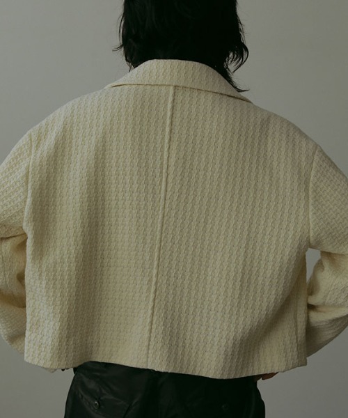 「ETRE TOKYO」 ジップアップブルゾン S ネイビー レディース_画像8