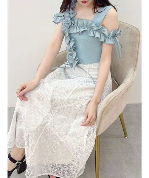 MERCURYDUO（マーキュリーデュオ） スカート レースフレアコルセット