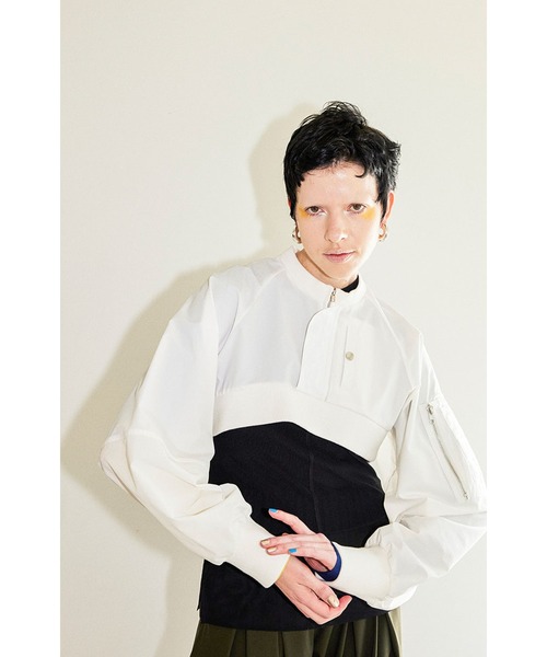 OMMO（オーエムエムオー） MA-1 DOCKING SHORT TOPS レディース