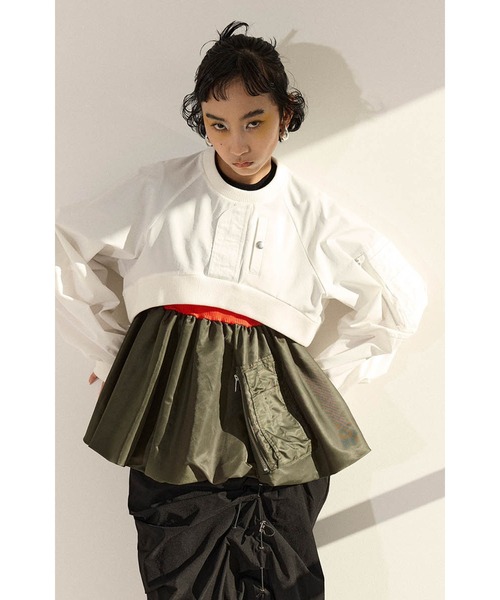トップス OMMO MA-I DOCKING TOP OMMO ONLINE STORE / MA-1 DOCKING KT TOP
