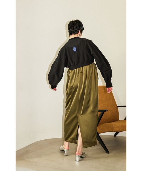 OMMO（オーエムエムオー） MA-1 DOCKING SHORT TOPS レディース