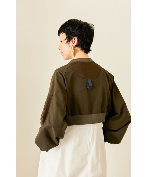 OMMO（オーエムエムオー） MA-1 DOCKING SHORT TOPS レディース