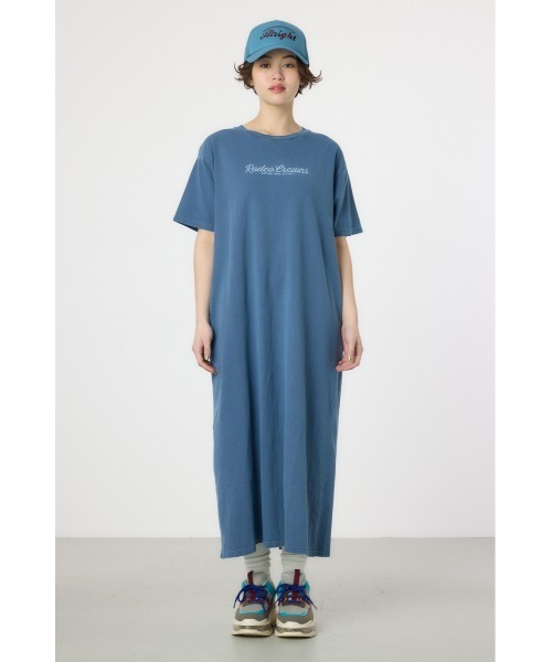RODEO CROWNS WIDE BOWL ワンピース 加工EBL LOGOワンピース