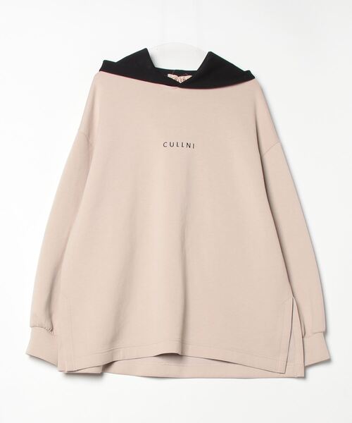 「CULLNI」 プルオーバーパーカー 2 ベージュ レディース