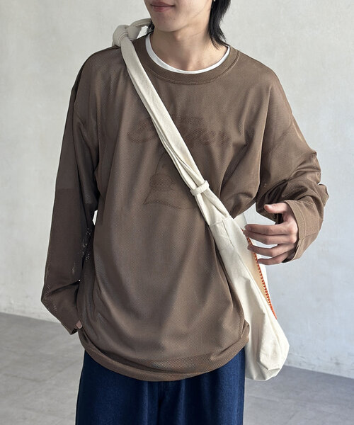 FRKM SCD*日本未入荷*メッシュスプライシング ロンT CPCM tシャツ メッシュロンT レディース メンズ : ZOZOTOWN