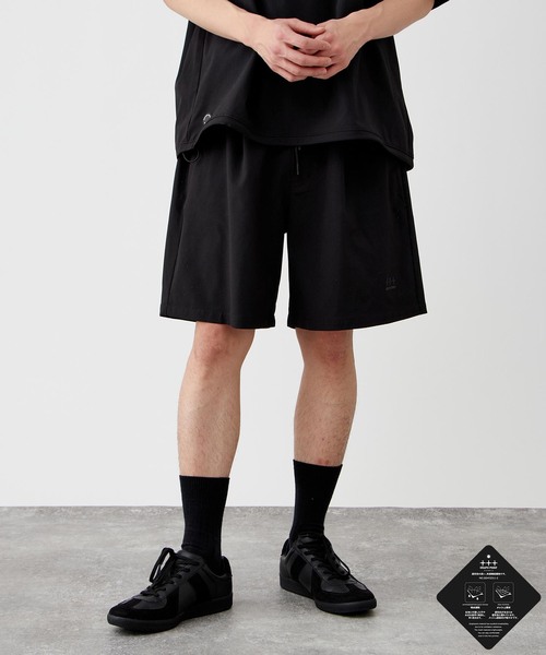 HTH グリッターショートパンツ ブラック B.C STOCK パンツ 「通気性 / 吸水速乾」フェード加工 GRAPH
