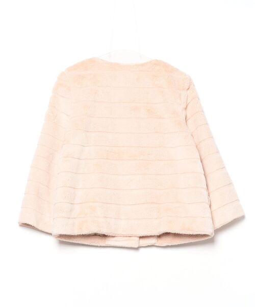 AIMER（エメ） ノーカラージャケット 9号 ピンク レディース